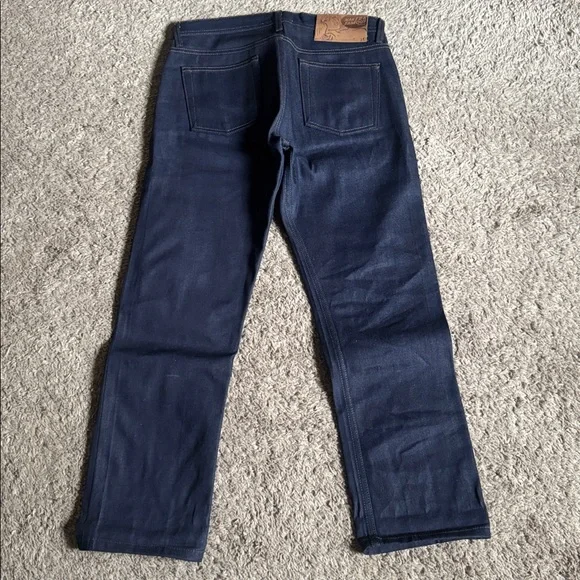 Naked & Famous Denim Dark Blue Jeans - Picture 4 of 7